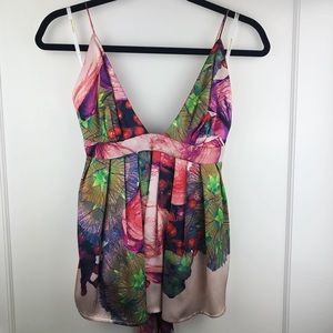 Silk Robert Cavalli Floral Top